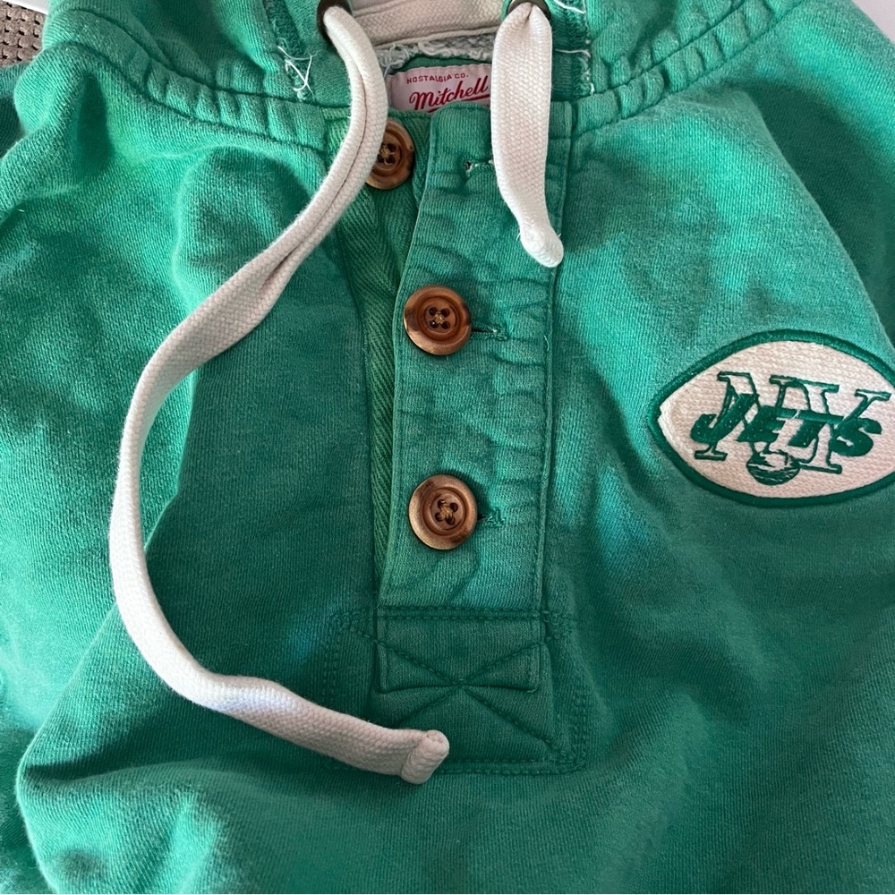 Mitchell & Ness Throw Backs Ny Jets Hoodie - image 8